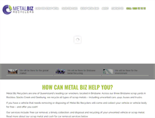 Tablet Screenshot of metalbiz.com.au